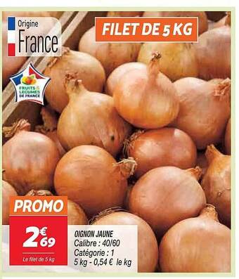 Netto Oignon jaune offre