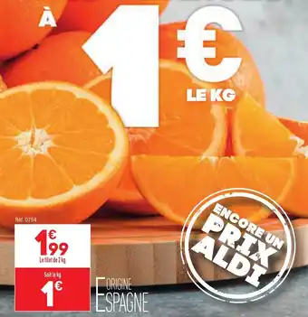 ALDI Du soleil en hiver les oranges offre
