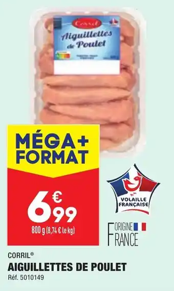 ALDI Aiguillettes de poulet CORRIL offre