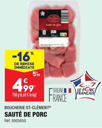 Sauté de porc