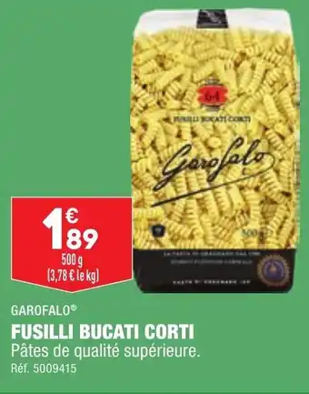 ALDI Fusilli bucati corti GAROFALO offre
