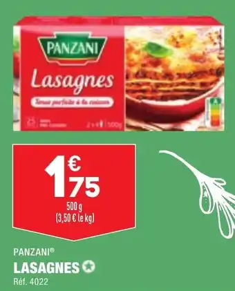 ALDI Lasagnes PANZANI offre