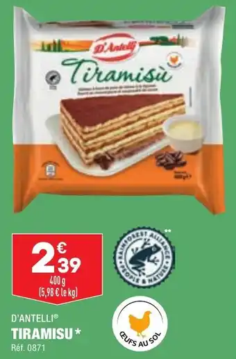 ALDI Tiramisu offre