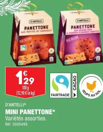 ALDI Mini panettone D'ANTELLI offre