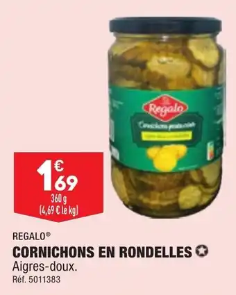 ALDI Cornichons en rondelles REGALO offre