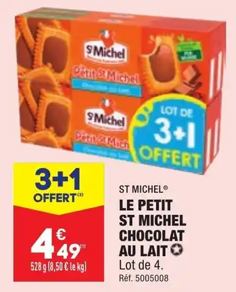 ALDI Le petit st michel chocolat au lait offre