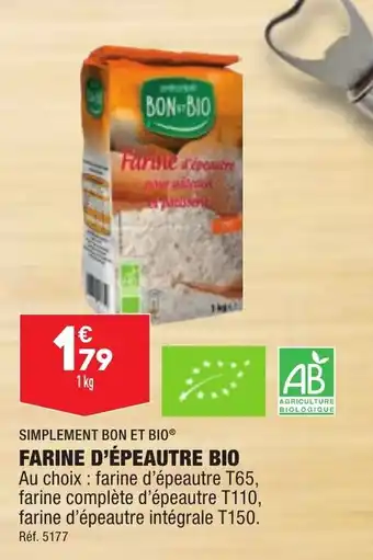ALDI Farine d'épeautre bio offre