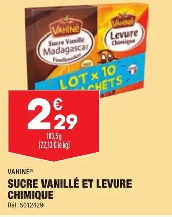 ALDI Sucre vanillé et levure chimique offre