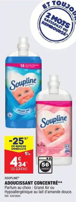 ALDI Adoucissant concentré SOUPLINE offre