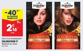 ALDI Coloration offre