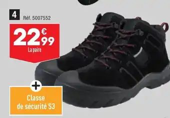 ALDI Chaussures de sécurité offre