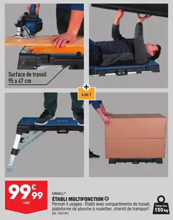 ALDI Établi multifonction EINHELL offre