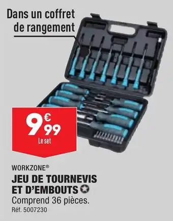 ALDI Jeu de tournevis et d'embouts offre