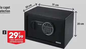 ALDI Coffre-fort électronique numérique offre