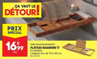 ALDI Plateau baignoire offre