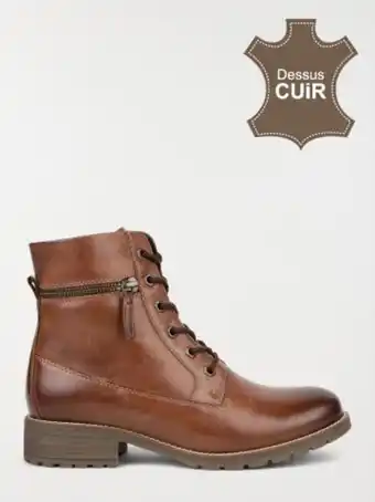 Bottines noires détail zip femme (36-41)