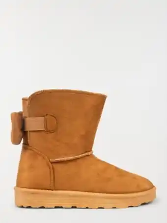 DistriCenter Bottines camel fourrées femme (36-41) offre
