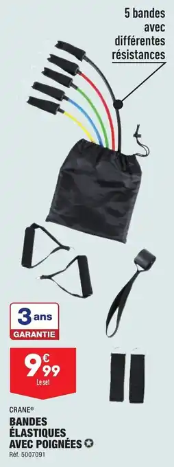 Bandes élastiques avec poignées