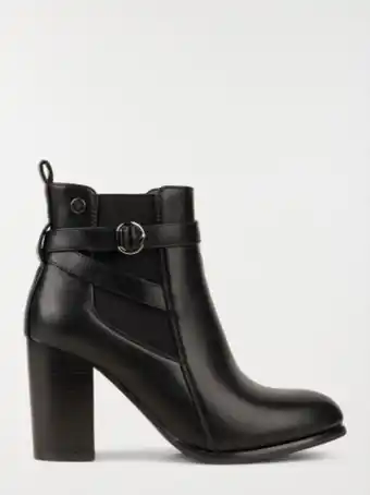 DistriCenter Bottines noires talon haut femme (36-41) offre