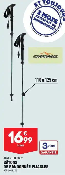 Bùtons de randonnée pliables