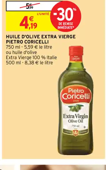 Intermarché Huile D'Olive Extra Vierge Pietro Coricelli offre