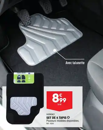 ALDI Set de 4 tapis offre
