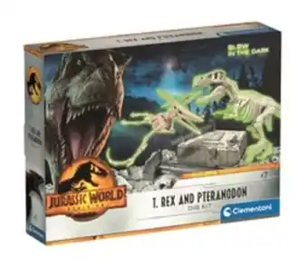 King Jouet Dinosaures t-rex et ptéranodon jurassic world offre