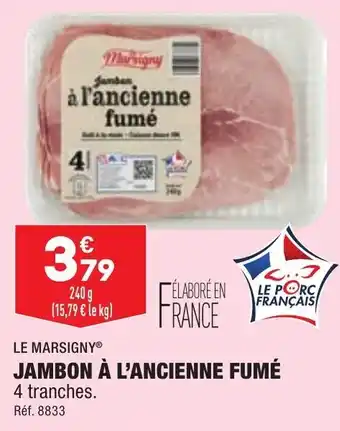 ALDI Jambon à l'ancienne fumé offre
