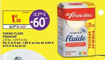 Farine fludie francine