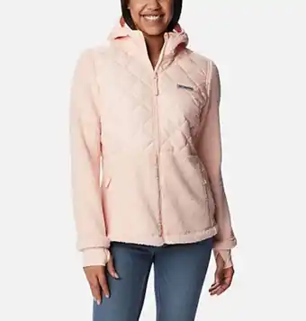 Veste polaire à capuche crested peak™ femme