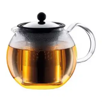 Alice Délice Théière en verre à piston avec filtre en inox assam 1 l - bodum offre