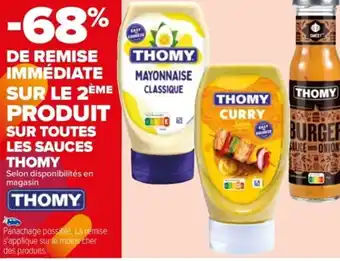 Carrefour Sur Toutes Les Sauces Thomy offre