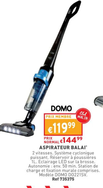 Trafic Aspirateur Balai offre