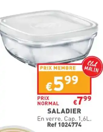 Trafic Saladier offre