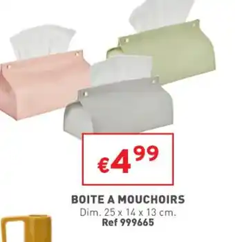 Trafic Boite A Mouchoirs offre