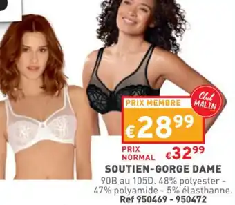 Trafic Soutien-Gorge Dame offre