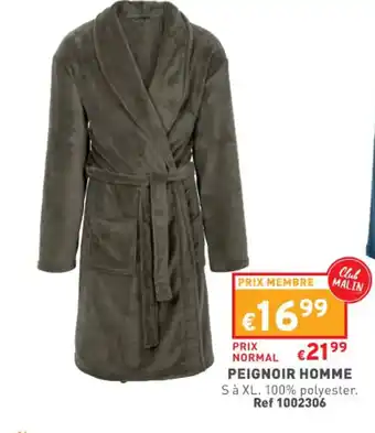 Trafic Peignoir Homme offre
