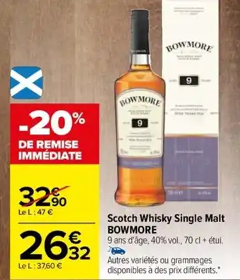 Scotch Whisky Single Malt Bowmore