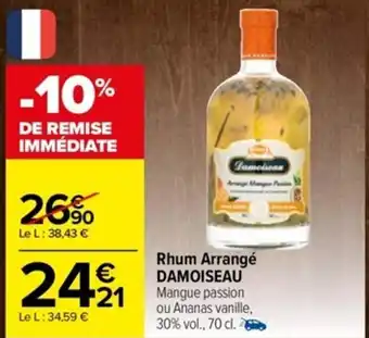 Carrefour Rhum Arrangé Damoiseau offre