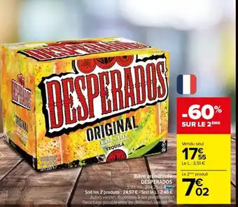 Carrefour Bière Aromatisée Desperados offre