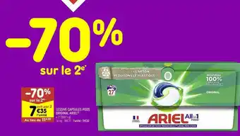 Lessive capsules pods original ariel