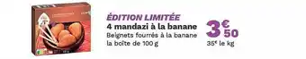 Picard 4 mandazi à la banane offre