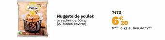 Picard Nuggets de poulet offre
