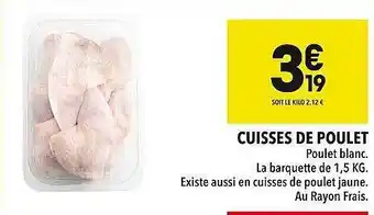 Supeco Cuisses de poulet offre