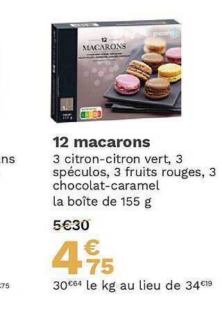 Picard 12 macarons offre