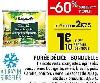 Supeco Purée délice - bonduelle offre
