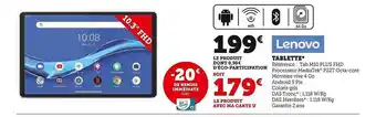 Super U Tablette lenovo offre