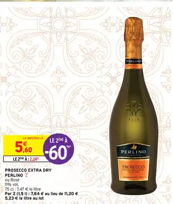Intermarché Prosecco Extra Dry Perlino offre