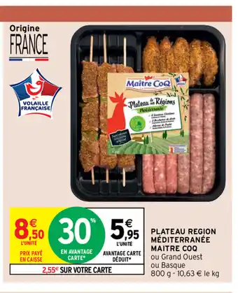 Intermarché Plateau Region Méditerranée Maitre COQ offre