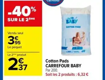 Carrefour Cotton Pads Carrefour Baby offre